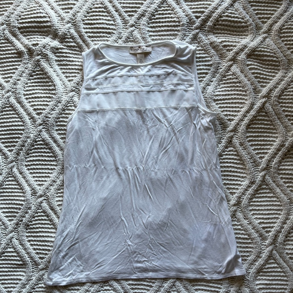 Emmaline White Sporty Tank